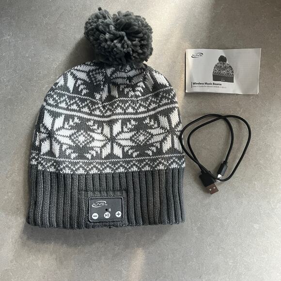 iLive Wireless Music Beanie Hat - Picture 1 of 3